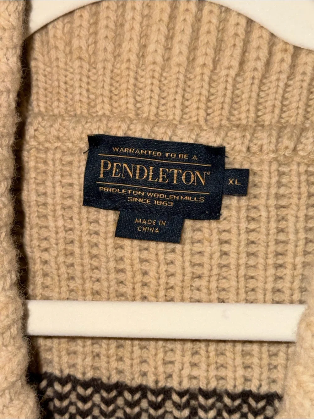Pendleton men’s original westerly sweater